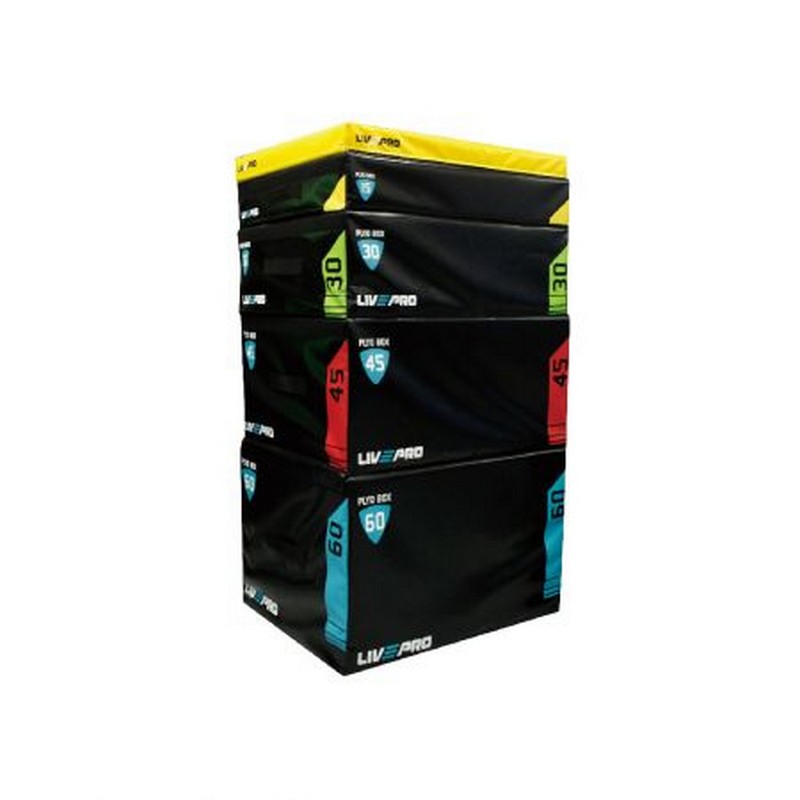 Плиометрический бокс Live Pro Soft Plyometric Box LP8151-XS 91,4x76,2x7,6 cм, желтый 800_800