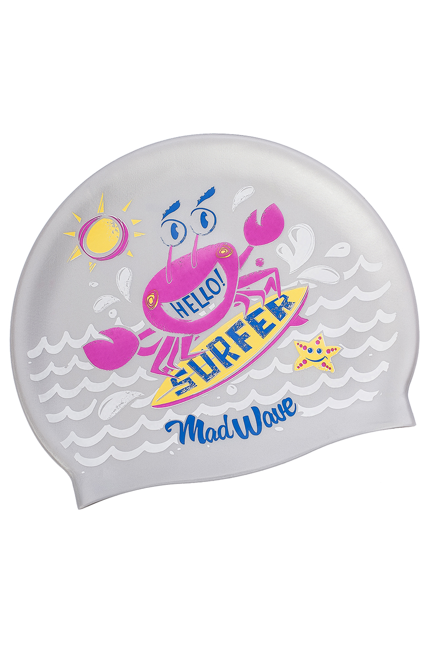 Юниорская силиконовая шапочка Mad Wave Surfer M0579 12 0 17W 870_1305