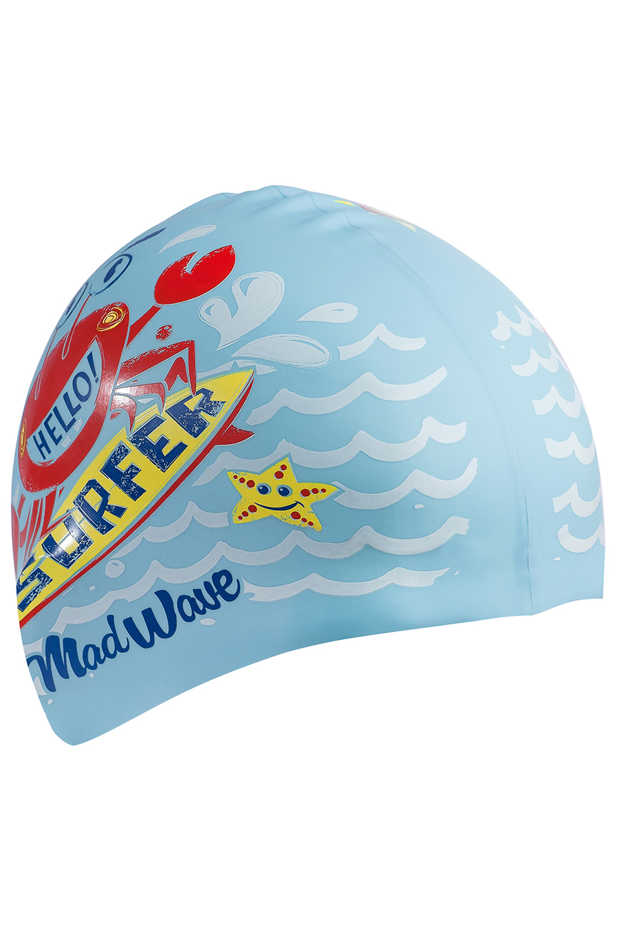 Юниорская силиконовая шапочка Mad Wave Surfer M0579 12 0 08W 870_1305