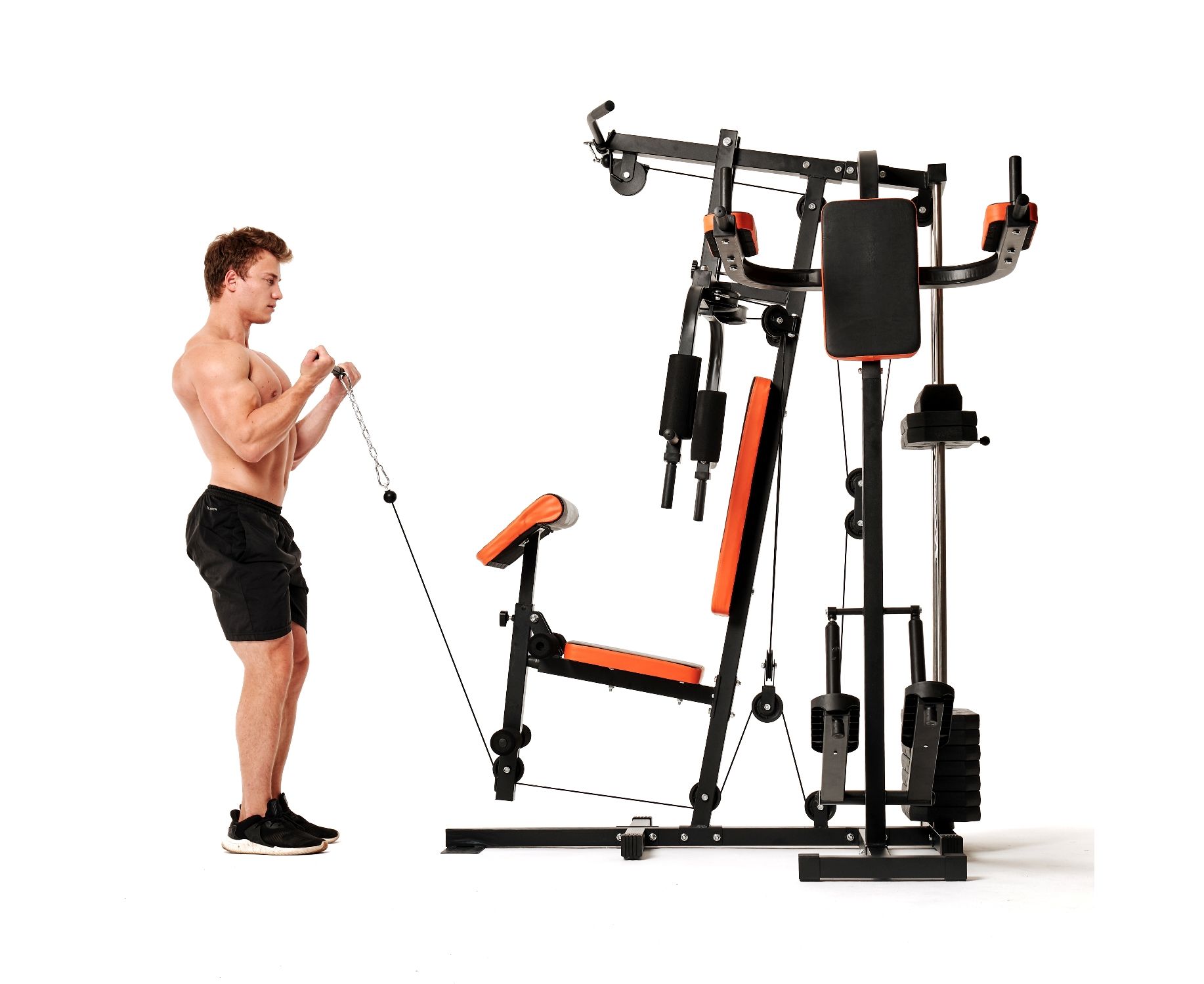 Силовой комплекс стек 60 кг DFC HomeGym D7002-60 1834_1500