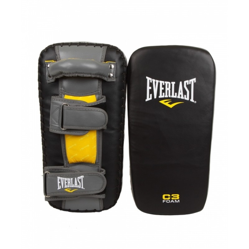 Макивары Everlast Pro Leather Thai черный 714501 800_800