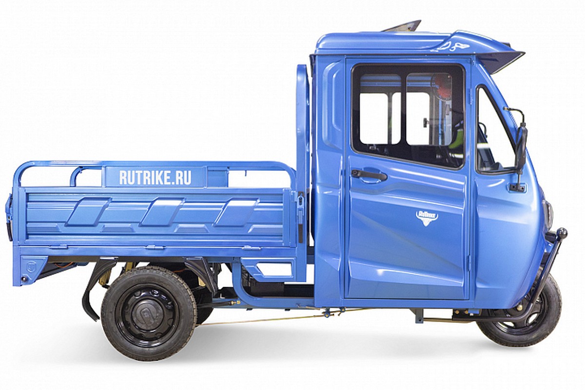 Грузовой электротрицикл RuTrike КАРГО Кабина 1500 60V1000W 022468-2652 темно-синий 1200_800