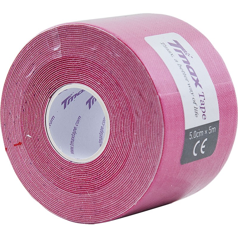 Тейп кинезиологический Tmax Extra Sticky Pink розовый 800_800