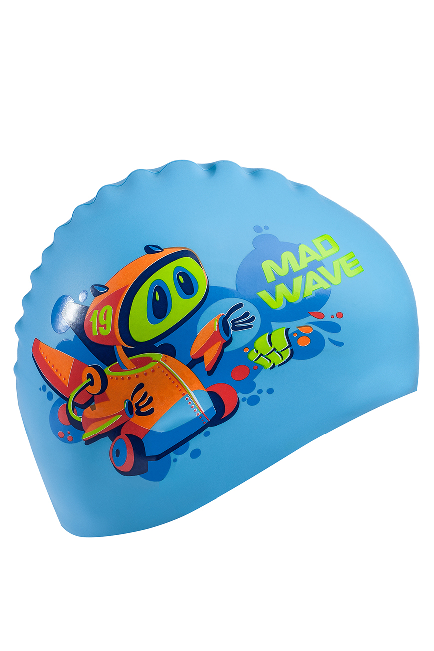 Юниорская силиконовая шапочка Mad Wave MAD BOT M0579 15 0 08W 870_1305
