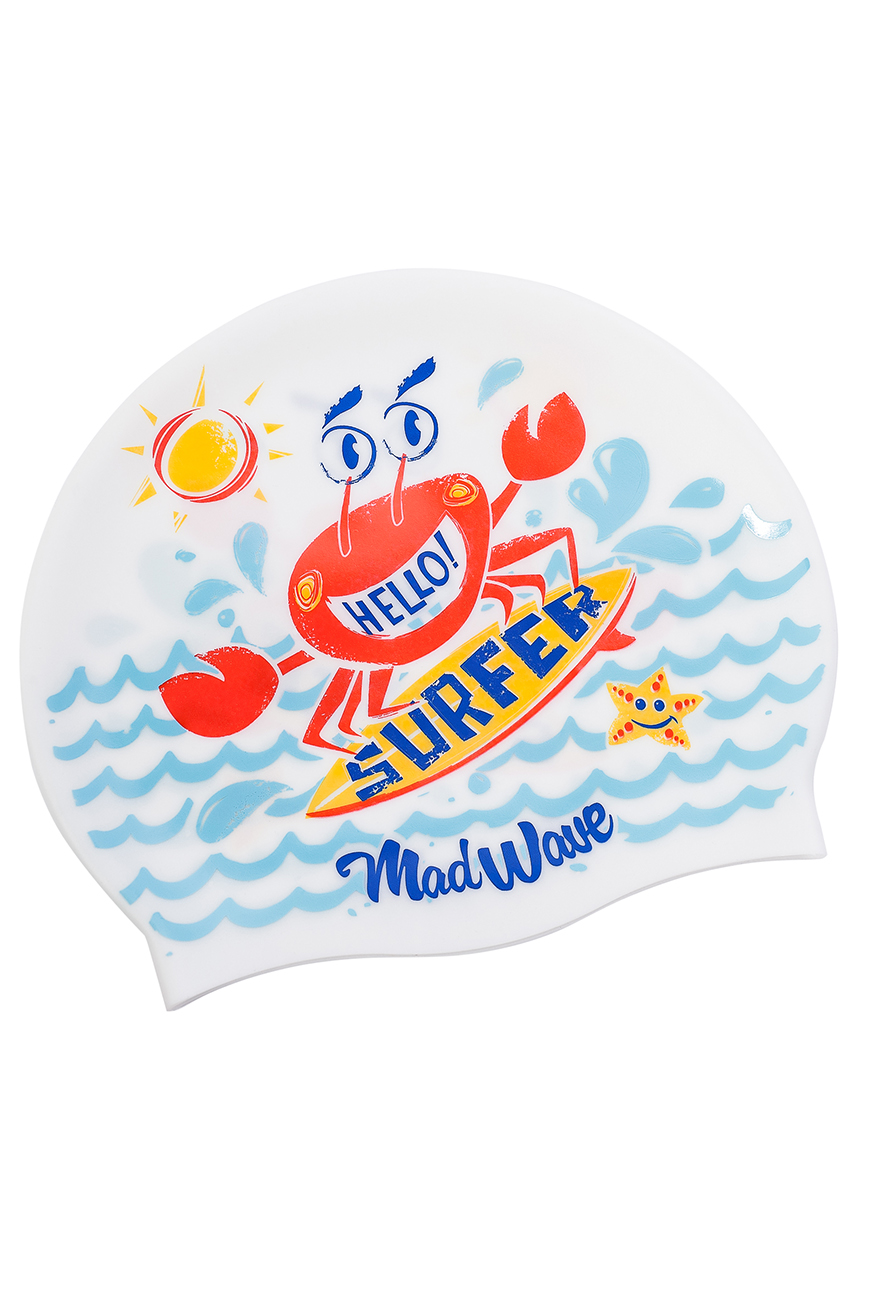 Юниорская силиконовая шапочка Mad Wave Surfer M0579 12 0 02W 870_1305