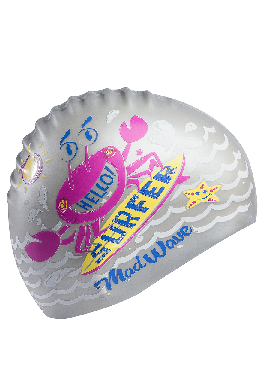 Юниорская силиконовая шапочка Mad Wave Surfer M0579 12 0 17W 870_1305