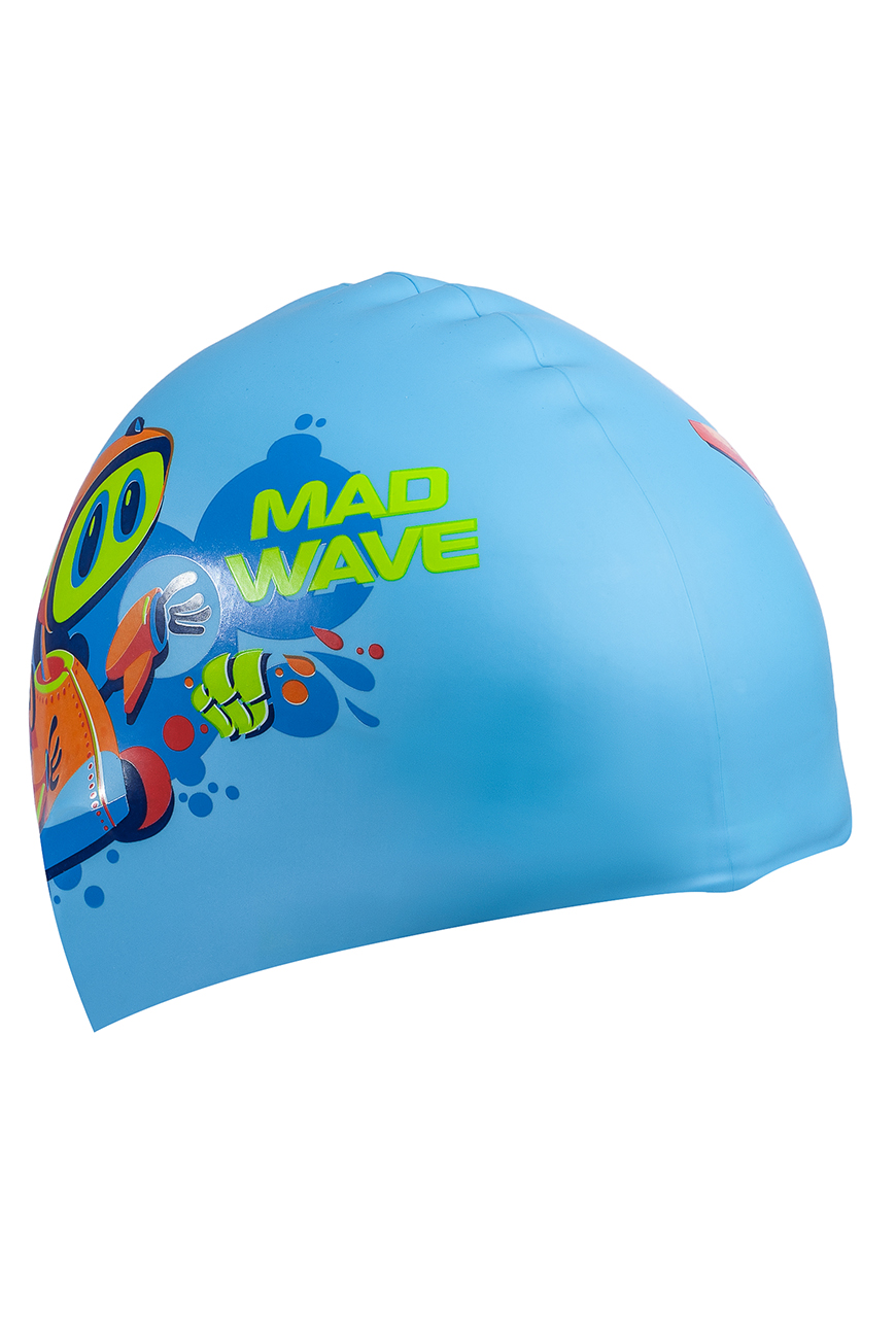 Юниорская силиконовая шапочка Mad Wave MAD BOT M0579 15 0 08W 870_1305